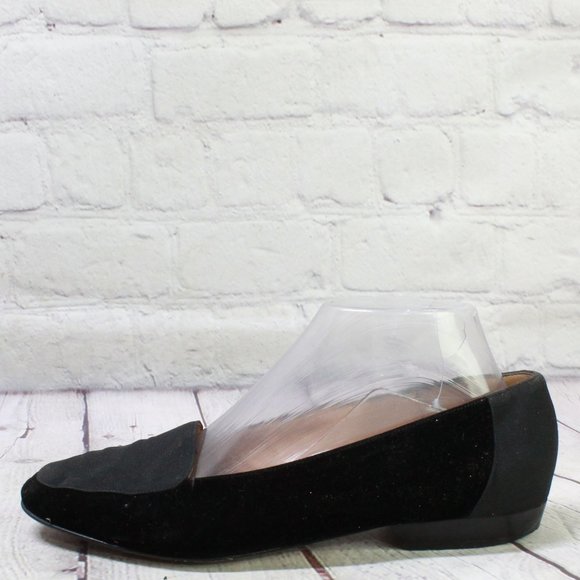 Nordstrom Shoes - Nordstrom Black Leather Closed Toe Slip On Ballet Flat Shoes Size 9